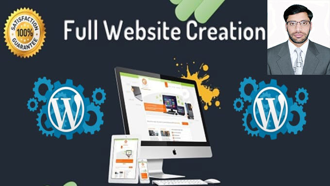 develop full wp website for you