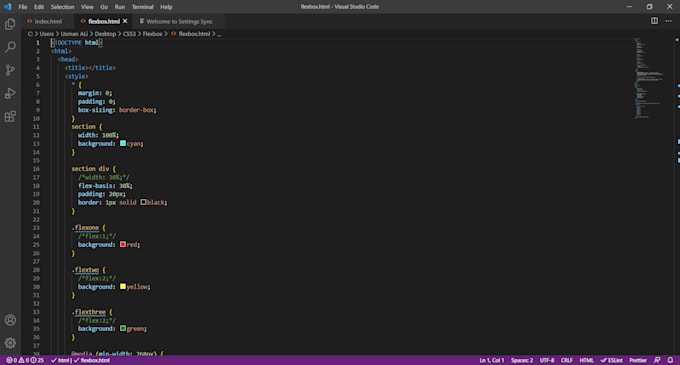 Develop html and css applications by Usmanali1997 | Fiverr
