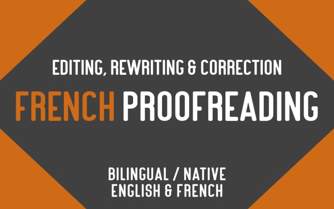 online french proofreader