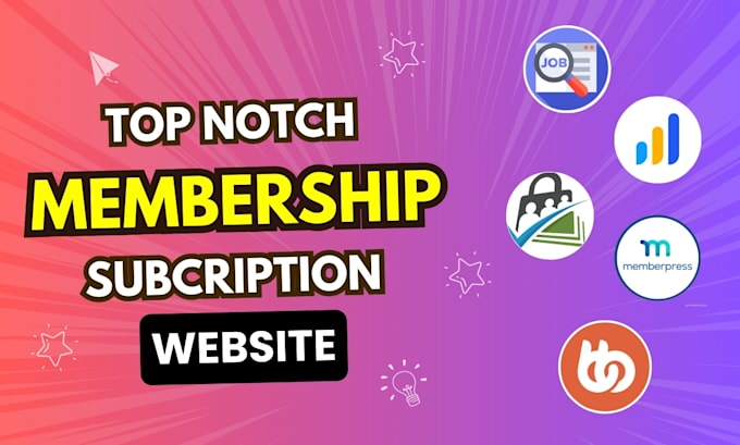 build membership website, subscription website lms website