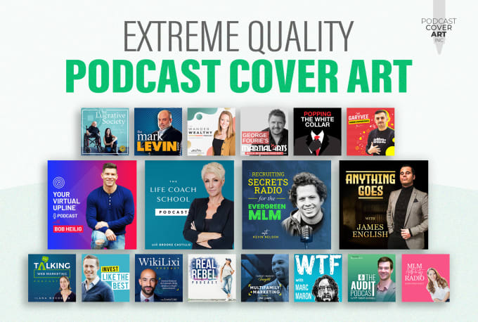 Design extreme quality podcast cover art and podcast logo by Pcai5r ...