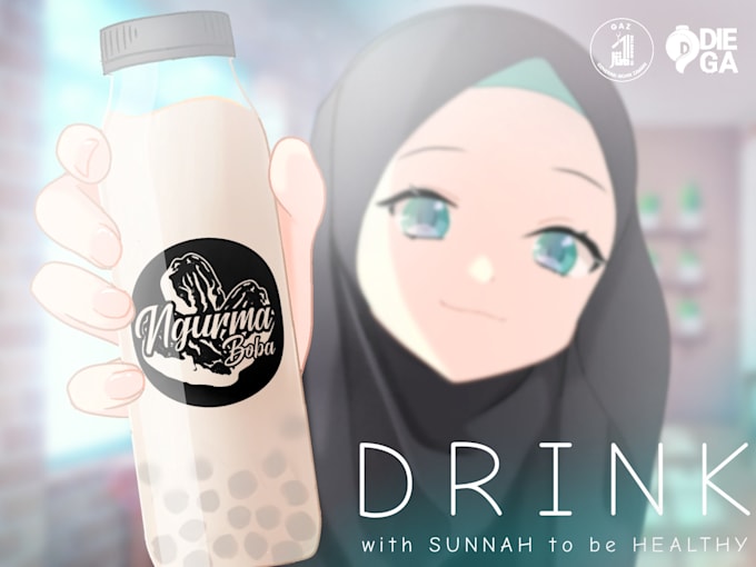 make anime style animated gif according to your request