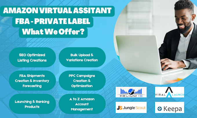 be your expert amazon virtual assistant, amazon account manager