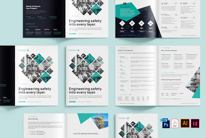 design trifold, gate fold and bifold brochures