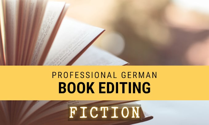 edit and proofread your german fiction book