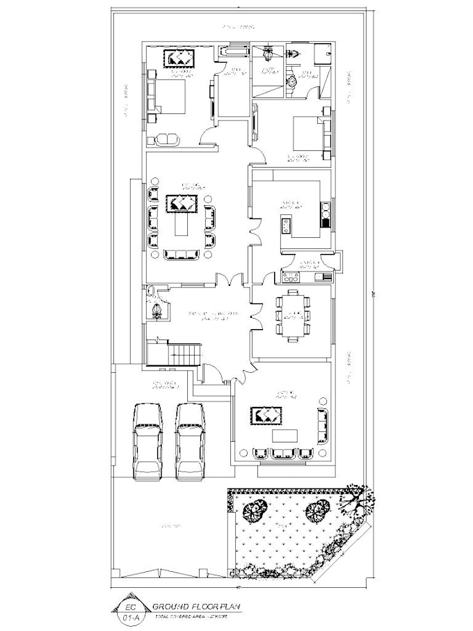do architectural drawings on 2d autocad
