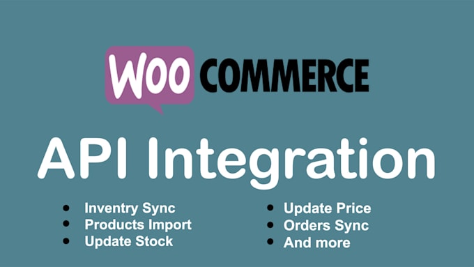 do woocommerce API integration