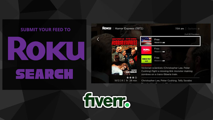 submit your feed to roku search