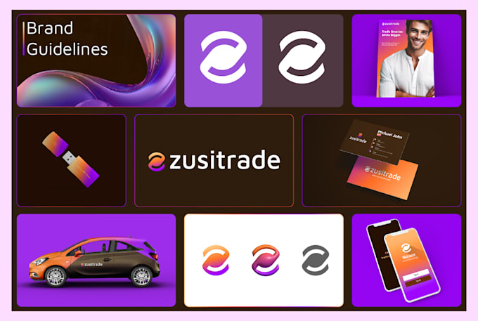 design modern logo and brand style guide, brand guidelines