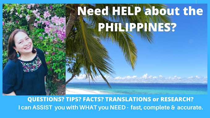 help you with facts related to the philippines