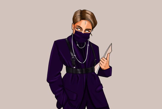 draw digital illustrations for you