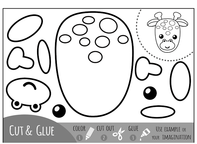 make scissor skills coloring book