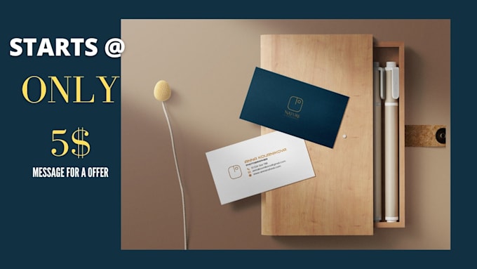 design luxury and foil embossed business card urgently