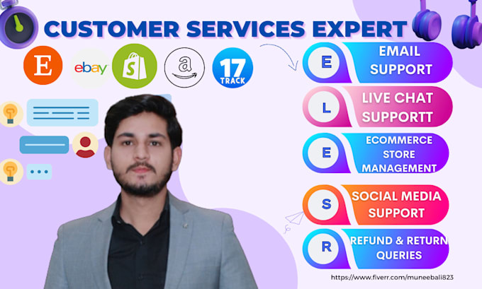 provide customer service email and live chat support to your store