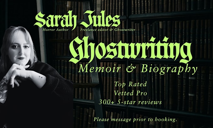 write your memoir or biography