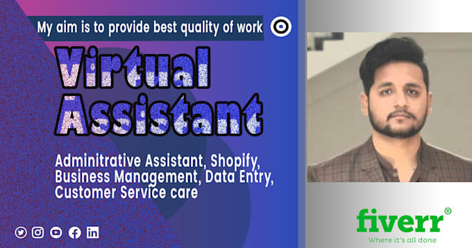 be your personal virtual assistant, data entry expert