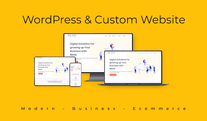 create wordpress website for your business