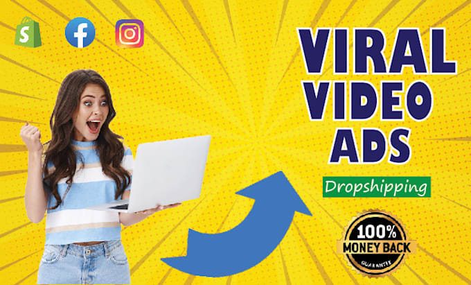 create facebook, shopify,aliexpress, and dropshipping video ads