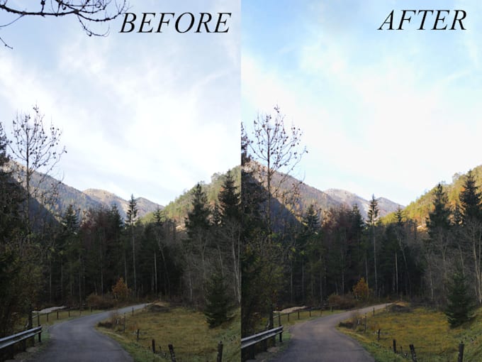 make a basic photo editing