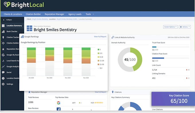 do manually top 40 brightlocal citations in 24 hours