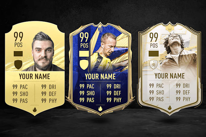 make a custom FIFA card