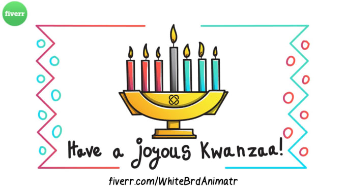 Send Kwanzaa Candles Or Hanukkah Video Greeting By Whitebrdanimatr