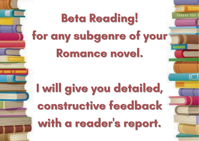 beta read and critique your romance novels of any kind