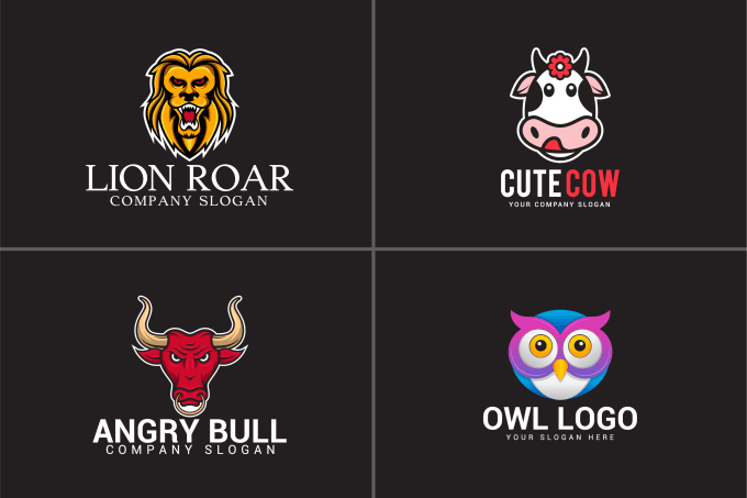 design cute mascot, character logo