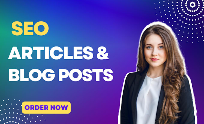 create SEO articles and blog posts for your website