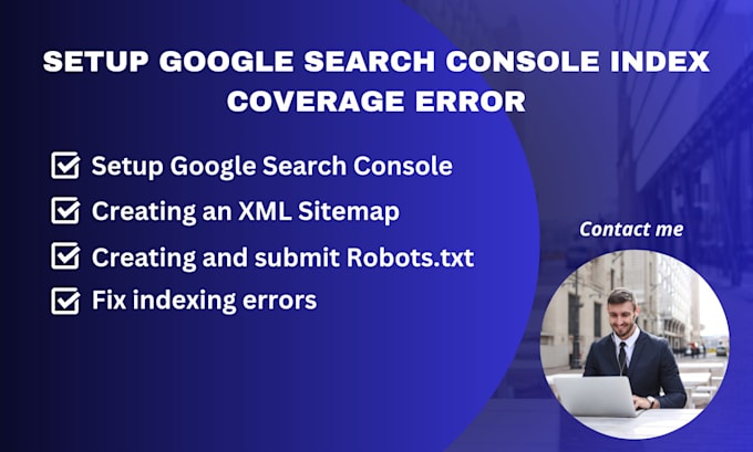 setup google search console index coverage error