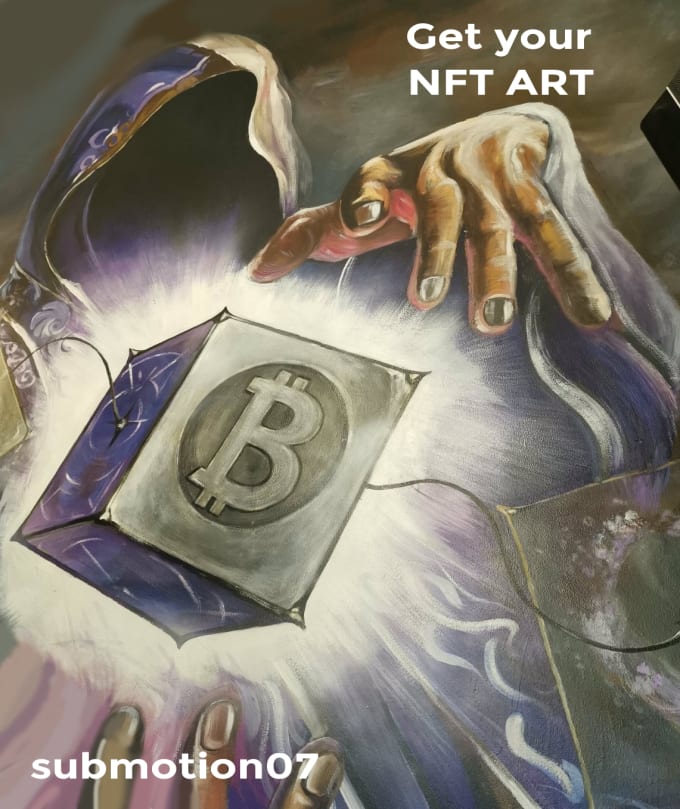 Create an artwork for nft, crypto art by Submotion07 Fiverr