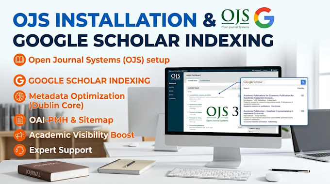setup ojs research journal and configure google scholar indexing
