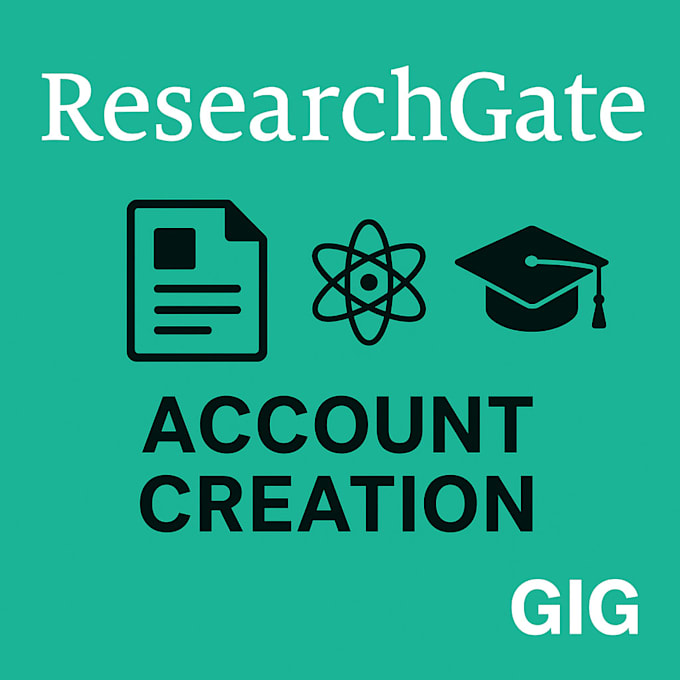 create and optimize researchgate account with publications