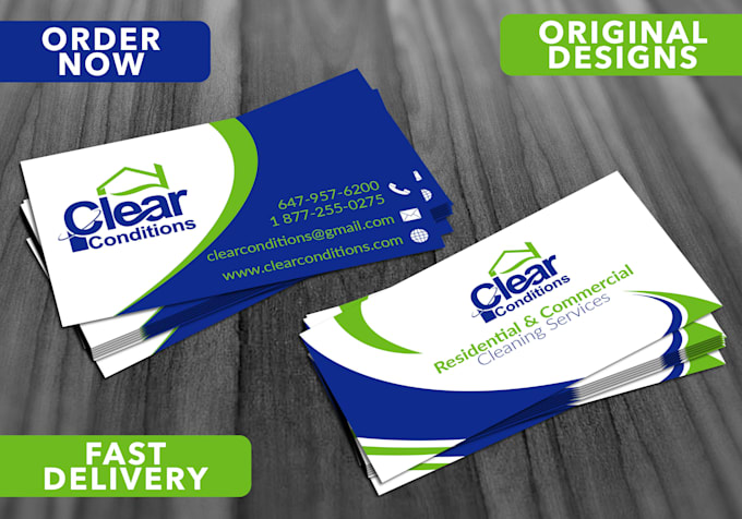 design professional business card super fast