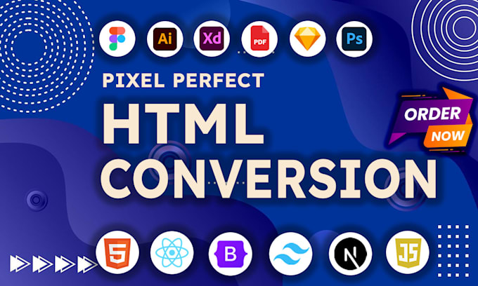 convert figma to html, psd to html responsive website bootstrap 5