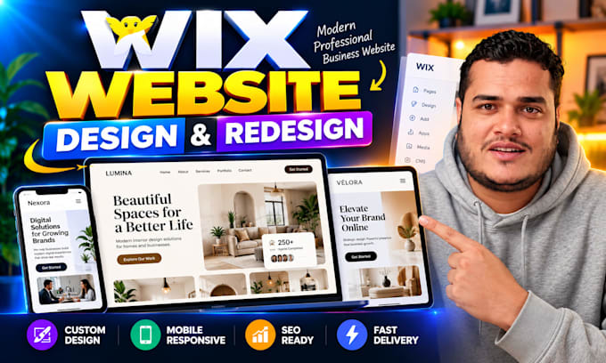 do wix website development wix website design build wix website wix redesign