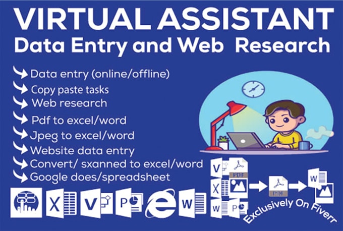 do data entry, copy paste job