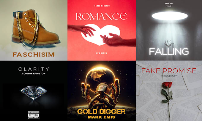 do album cover art, single or mixtape cover artwork