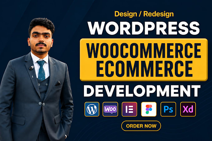 design and develop ecommerce website using wordpress woocommerce