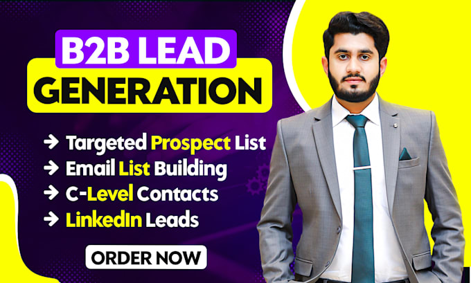 do b2b linkedin lead generation, and targeted email lead list building