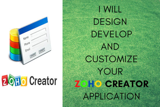 design, develop and customize zoho creator app