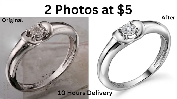 professional jewelry and product image retouching