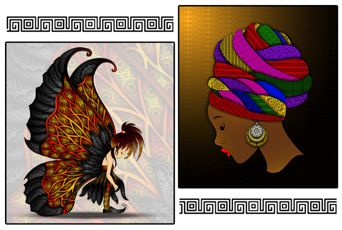 create complex mandala, zentangle and pattern designs