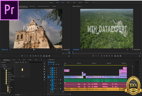 edit your videos professionally in adobe premier pro