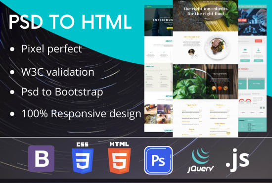 make PSD to HTML pixel perfect design