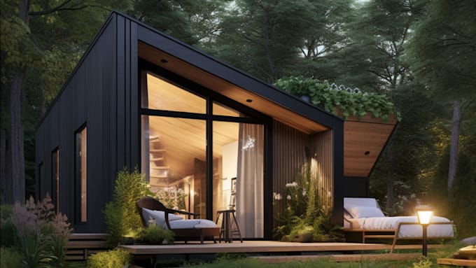 create interior and exterior 3d renders