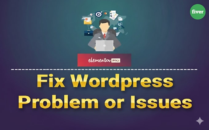 fix any wordpress issues, errors, bugs, or design problems