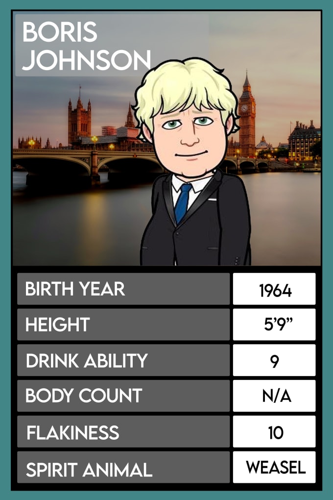 personalise top trump cards for you and your friends