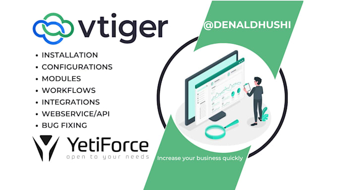 do vtiger or yetiforce customization and migration