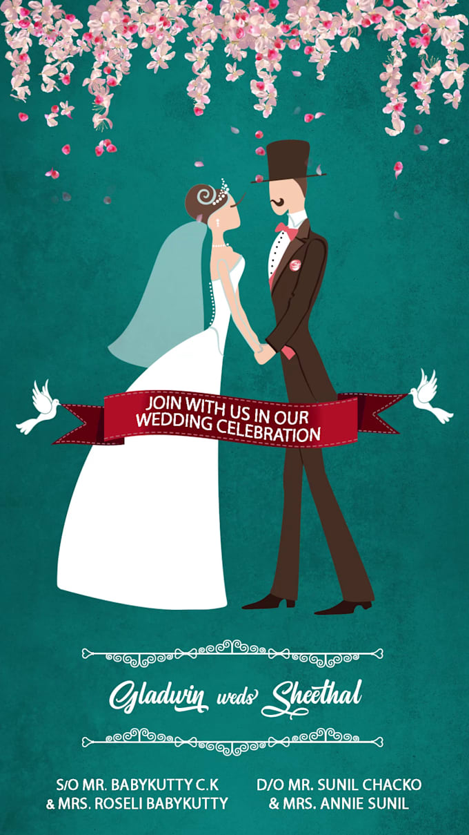 design animated e invitation cards